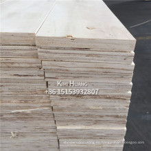 Chapa de madera laminada de madera contrachapada / LVL para muebles / marco de puerta LVL